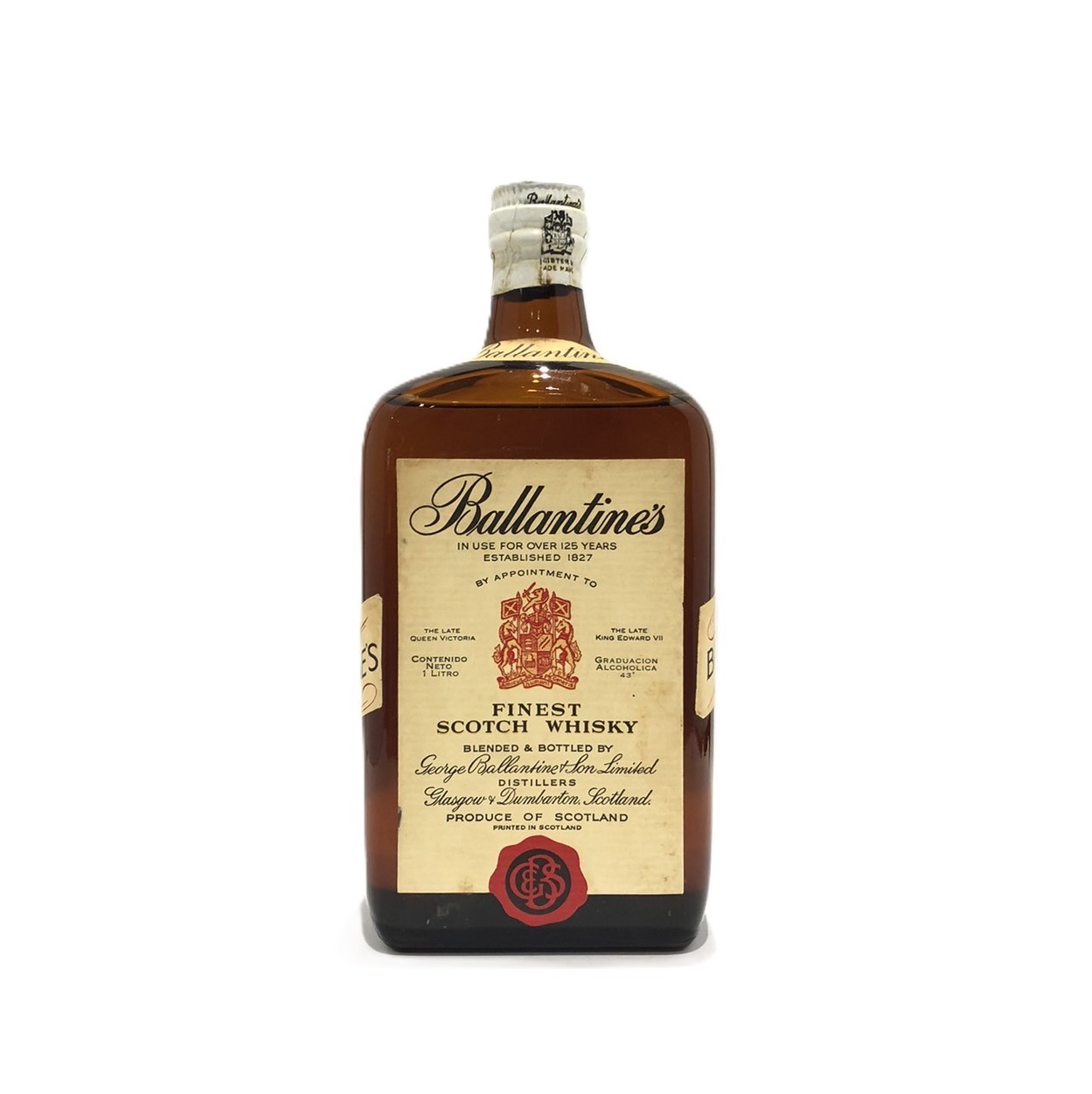楽天市場】バランタイン 12年Ballantine's12 YEARS OLD43%vol / 75cl