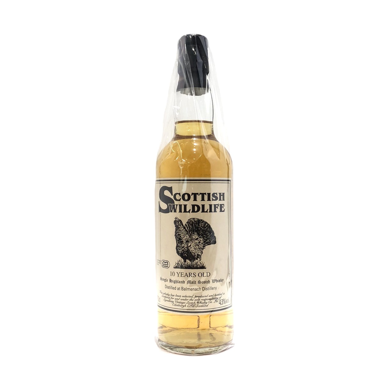 スコティッシュ ワイルドライフバルメナック 10年SCOTISH WILDLIFEBalmenach 10 YEARS OLD43% vol/70cl｜WHISKY SHOP 22,484円