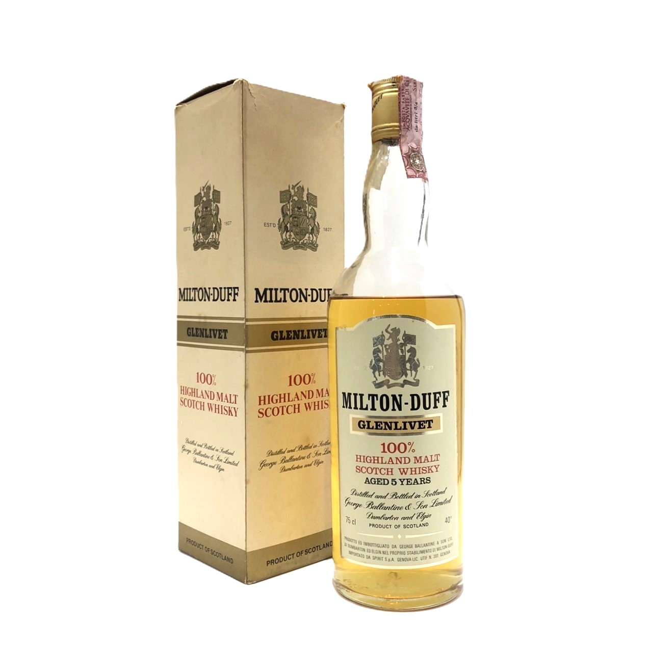 楽天市場】ミルトンダフ MILTON-DUFF GLENLIVET Original