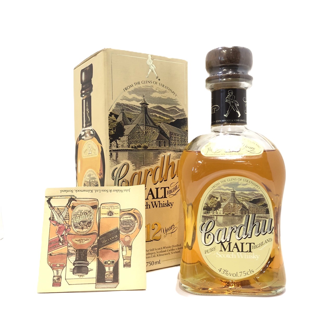 楽天市場】【レトロ】【オールドボトル】Cardhu（カーデュ） 12年 43度