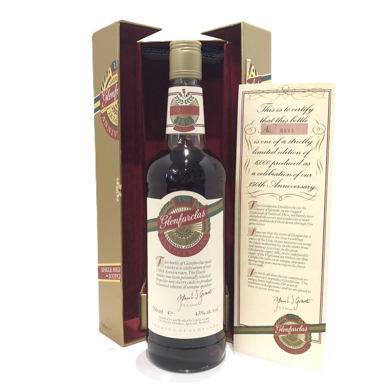 楽天市場】グレンファークラス 150周年記念ボトルGlenfarclas150th