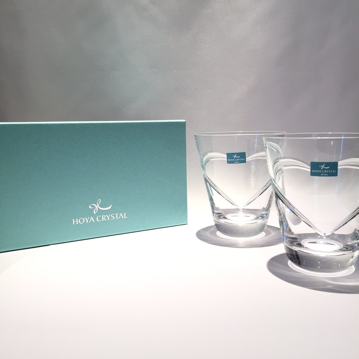 【楽天市場】HOYA CRYSTALホヤ クリスタルロックグラス 箱付きHOYA CRYSTALrock glass with box