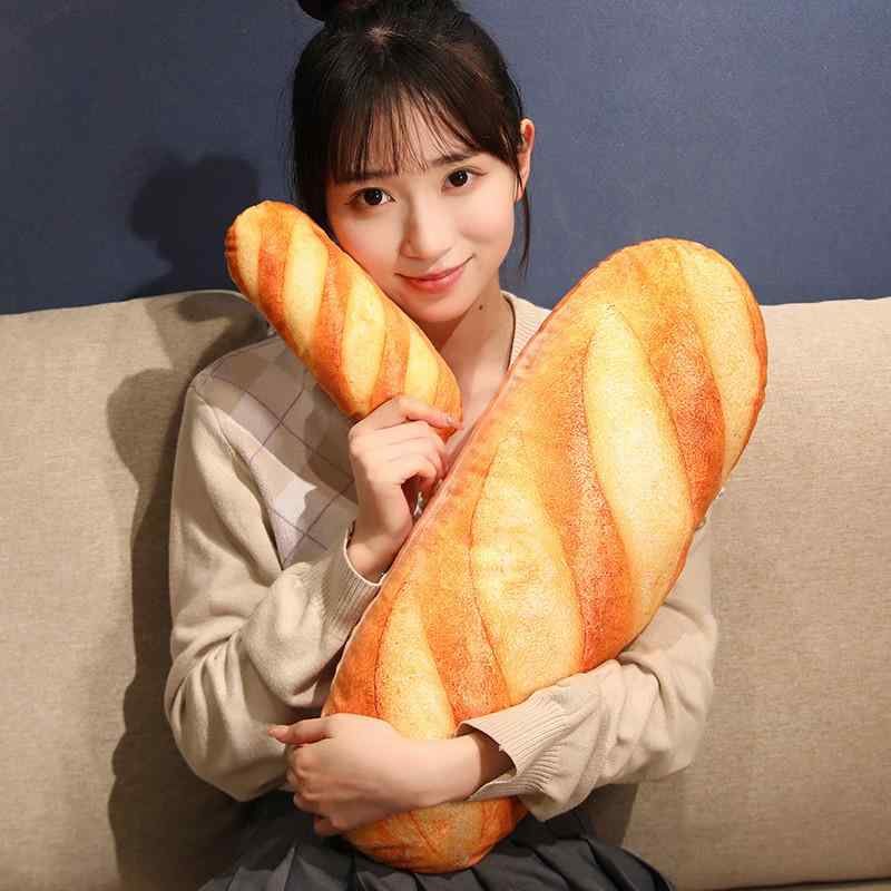 クッション枕ふわふわ男の子女の子インテリアおもちゃぬいぐるみ人形かわいいベビー赤ちゃん子供プレゼントおすすめ誕生日ギフトクリスマス贈り物出産祝いパンバゲット抱き枕リアルおもしろパロディ小道具