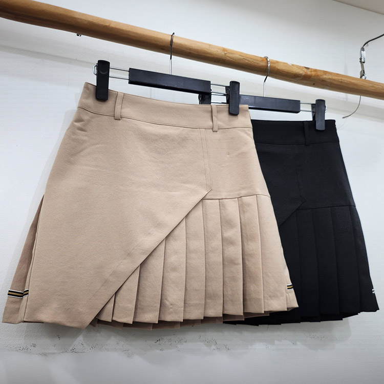ゴルフお召しもの スコート レディース 韓国 筋目 さあ美 春 秋 衣嚢 今めかしい 非対称 生産ライン うつり変わり 黒 ベージュ ミニスカート 遊撃手丈 ゴルフうしろ帯 成年者 ゴルフ 運動競技 庭球