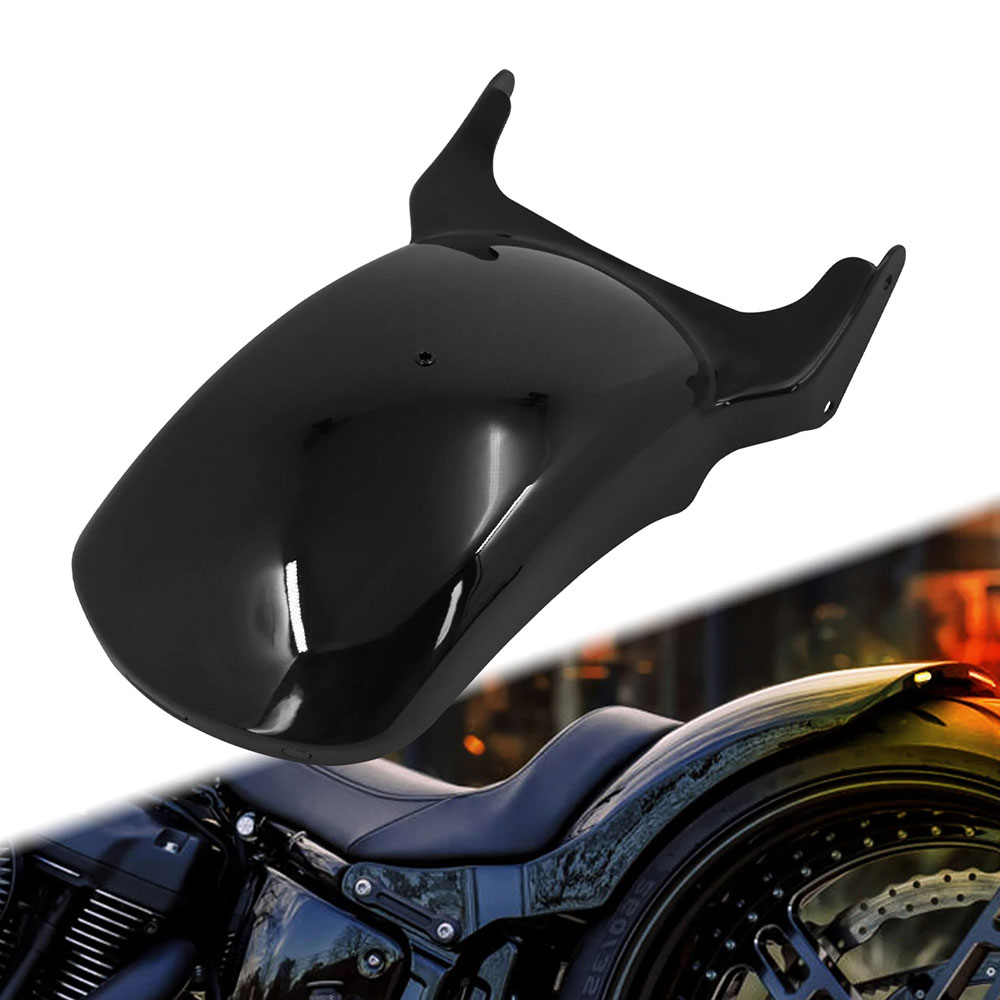 【2008-2017年 Harley Softail Breakout/Rocker専用】LEDターンシグナル一体型 鉄製リアフェンダー ハンドメイド スポーツタイプ ウインカー＆テールライト内蔵 25,574円