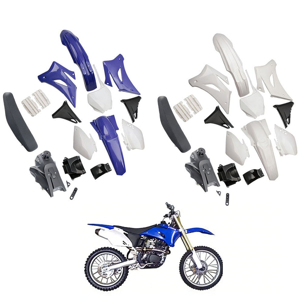 YZF250 対応 外装カウル プラスチックパーツ TTR250 互換 フルセット タンク シート 外観パーツ オフロードバイク カスタムパーツ レーシング ボディカバー 補修 交換|white willow