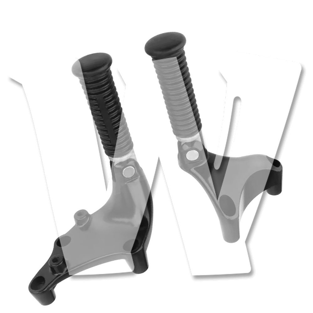 【ハーレー用】 スポーツスター アイアン883/1200 48/72 助手席用 フットボード ブラック 2014-2023年式対応 フットレスト 交換用 カスタムパーツ