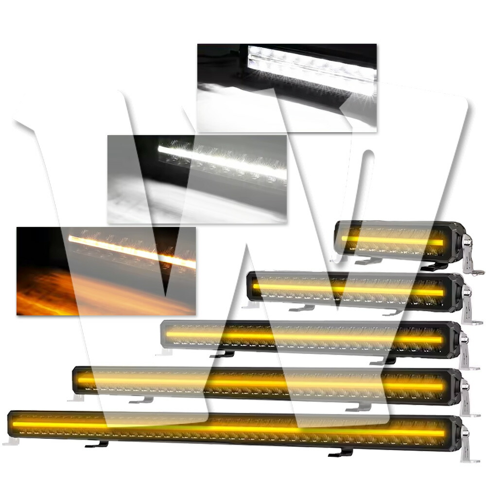 【Eマーク認証】超遠距離 LED ワークライト 12V/24V 作業灯 インチ選択 (12/22/32/42/52インチ) 高輝度 前照灯 オフロード トラック ジープ ジムニー SUV 大型車 タコマ 交通整理 デイライト 1個