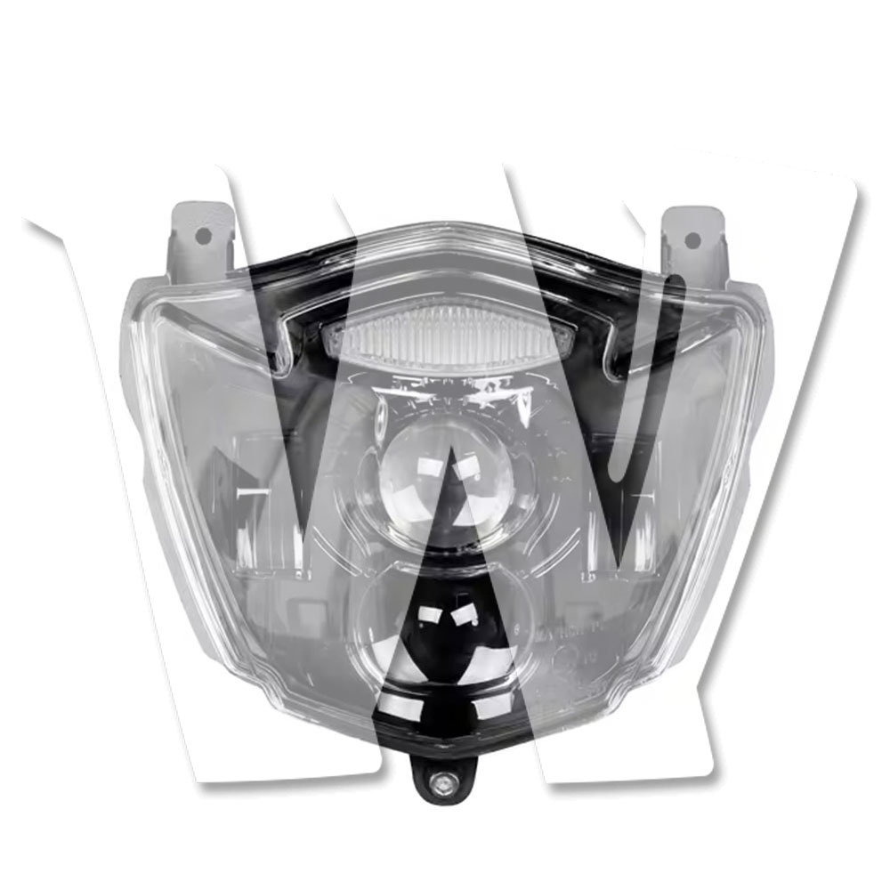 ヤハマ YAMAHA XT660X XT660R 2004-2016年モデル 78W LED ヘッドライト アセンブリー ハイ・ロービーム・ディライト Hi.LOW.DRL Eマーク認証 アップグレード オートバイ バイク｜white willow