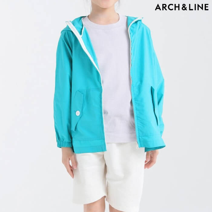 楽天 Arch Line アーチアンドライン キッズ ウィンドブレーカー サイズ 80 90 100 110 1 130 140 150cm Pocketable Parka Solid パーカー アウター 男の子 女の子 春 夏 秋 子供服 注目の Newsletter Crystal Fashion Ro