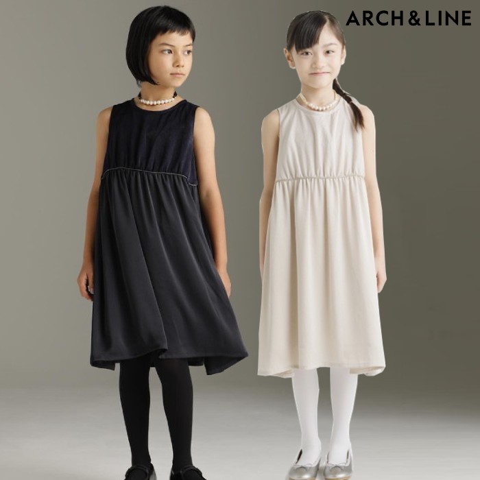 楽天市場】アーチアンドライン ARCH＆LINE SLEEVELESS PLEATS DRESS S 
