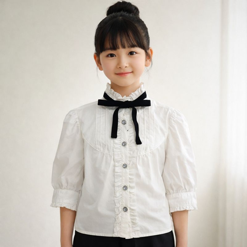 【SALE／30%OFF】Barbie バービー 半袖ブラウス キッズ 150cm フォーマル 子供服 女の子 ブラウス シャツ トップス