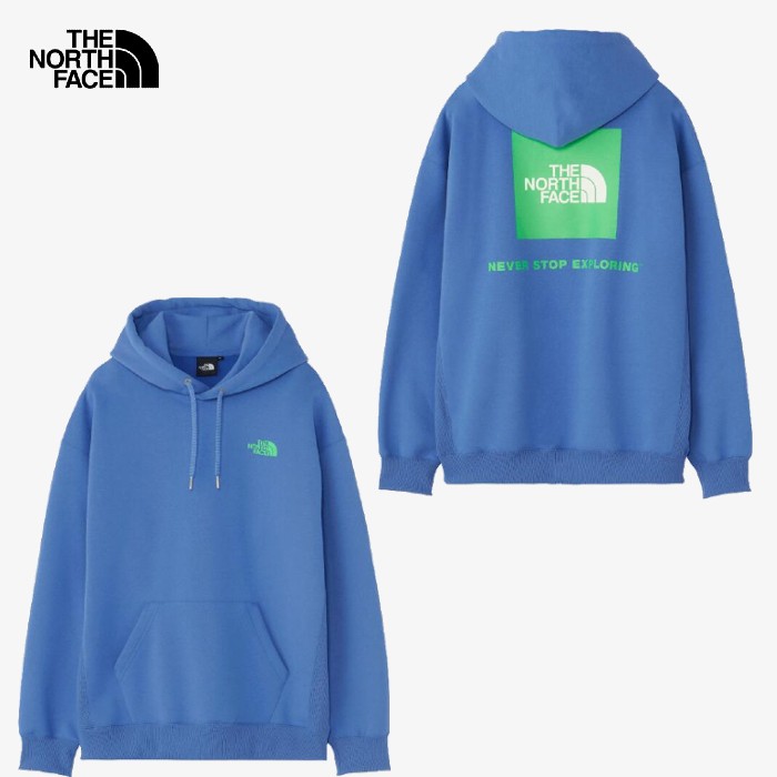ノースフェイス パーカー バックスクエアロゴフーディ NT62348 M L メンズ 速乾 長袖 正規品 THE NORTH FACE