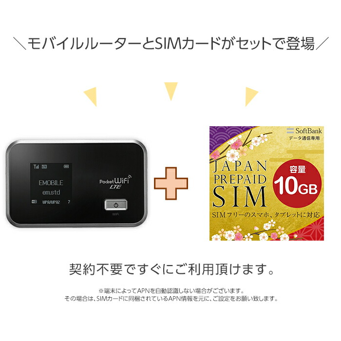 Wifi モバイルルーター SIMフリー 購入 ポケットwifi 持ち運び 即日利用可能 ルーター 契約不要 Wifiルーター GL06P プリペイドsim  付き 10GB セット Simカード 国内 日本 Softbank ソフトバンク 在宅勤務 テレワーク 返却不要 光回線・モバイル通信 |  antiguaboreal.com