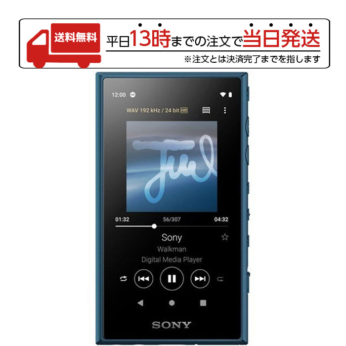 保証書付】 SONY◇ソニー/ウォークマン/デジタルオーディオプレーヤー(DAP) ブルー] [64GB (L) NW-A107 - 本体 -  semanadalinguaalema.com.br