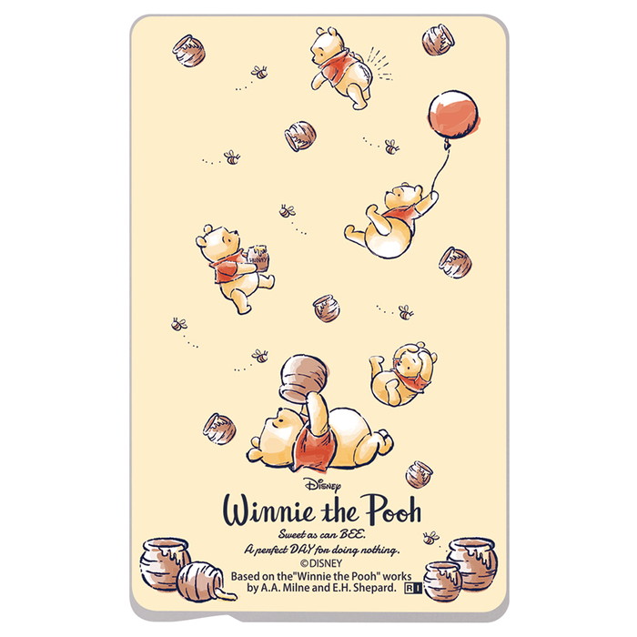 楽天市場 ディズニーキャラクター くまのプーさん Icカードステッカー プーさんとはちみつ Icカード ステッカー シール グッズ In ケース フィルムのwhitebang