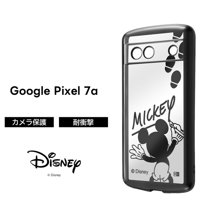 楽天市場】ミッキー Google Pixel 7a ケース クリア メタリック