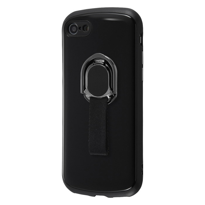 楽天市場 Iphone Se2 ケース スマホリング付き 耐衝撃ケース Proca Tailring ブラック Iphonese 第2世代 Iphone8 Iphone7 カバー ストラップホール ストラップ アイフォン8 スマホリング バンカーリング ケース フィルムのwhitebang