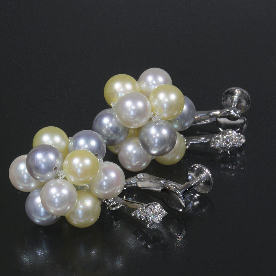 楽天市場】TASAKI【タサキ】ダイヤモンド0.20ct付きピアス 耳飾り