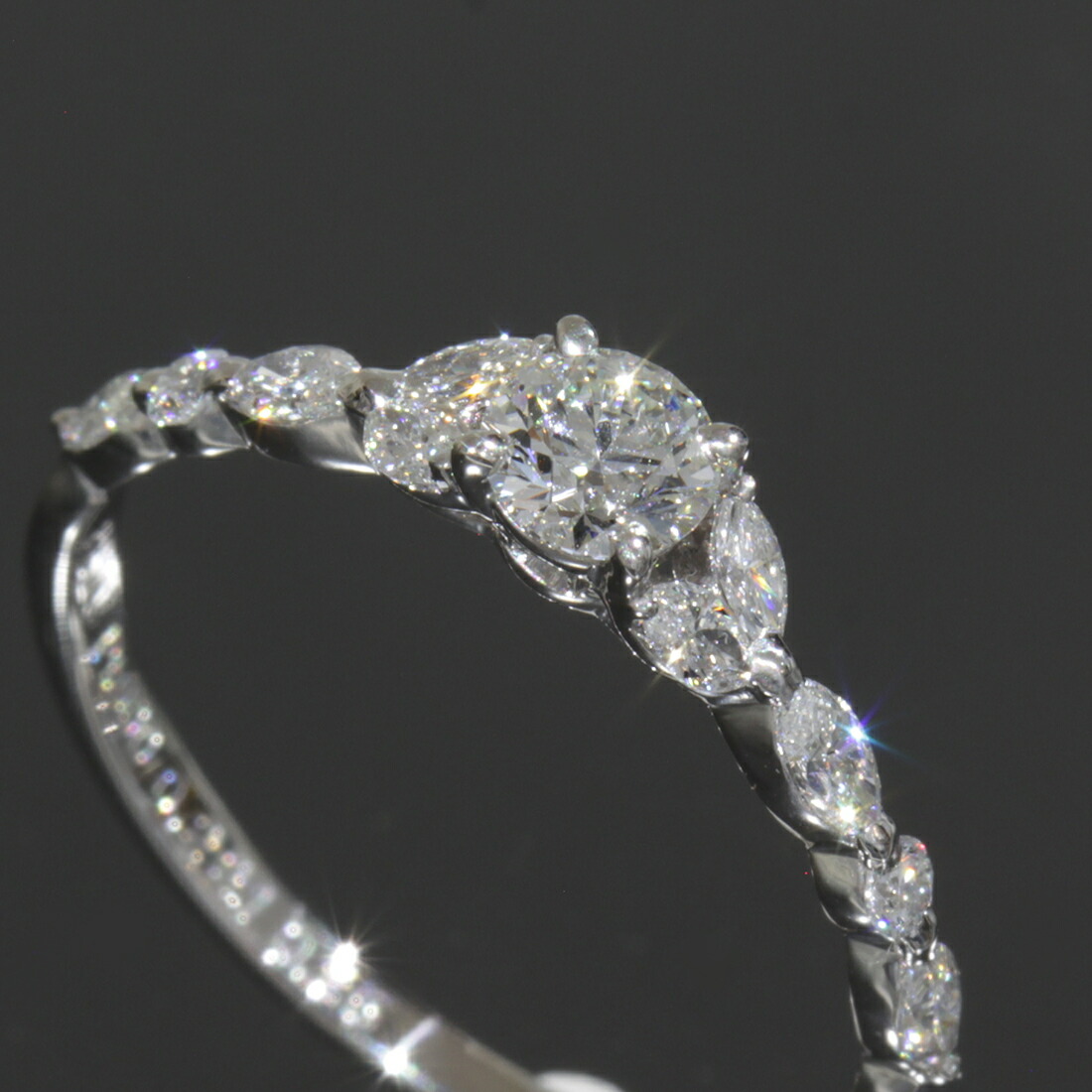 AHKAH(アーカー) ダイヤ リング 7号 SV925 0.25ct
