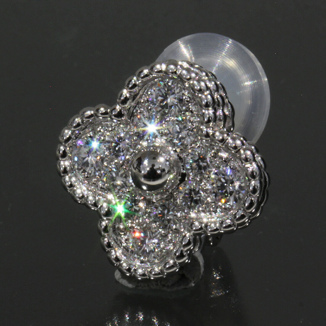 楽天市場】ヴァンクリーフ＆アーペル ピアス イヤリング K18YG ダイヤ