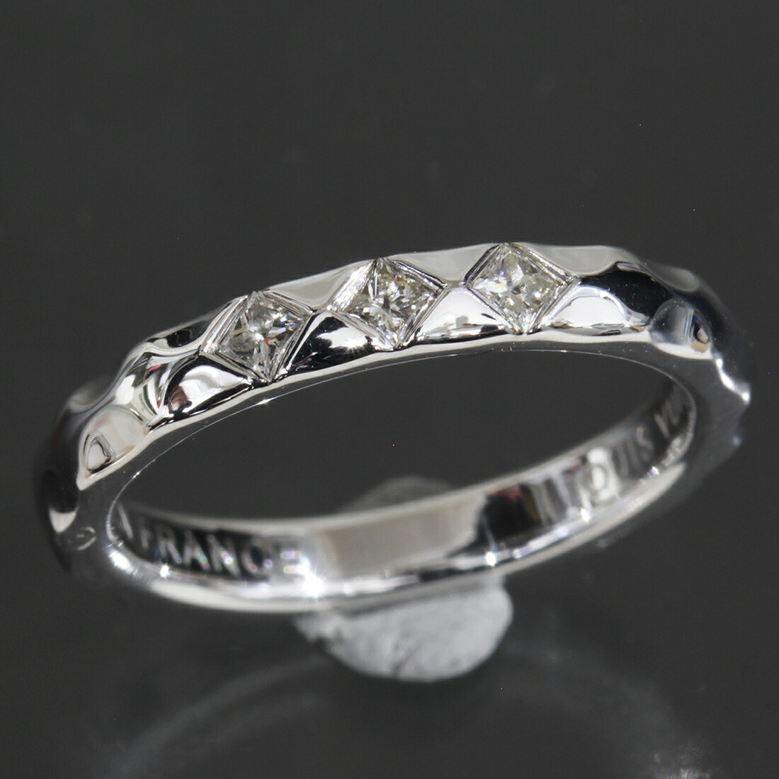 美品 ルイヴィトン アリアンス アンプラント ダイヤモンド リング PT950 LOUIS VUITTON - ルイ・ヴィトン LOUIS VUITTON リング アリアンス