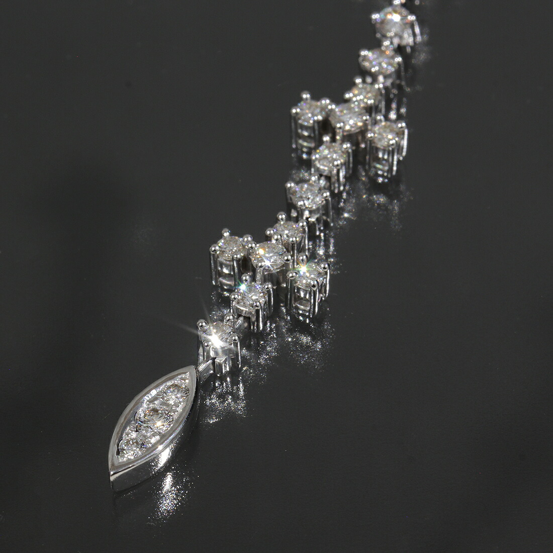 タサキ TASAKI ペンダントトップ ダイヤ 0.7ct K18WG ホワイトゴールド 3.6g E1971┃ネックレス レディースネックレス かわいい レディース ファッションネックレス ダイヤモンド ホワイトゴールド レディース k18 ゴールド ブランド 普段使い おしゃれ 【中古】｜有限会社ネオネット