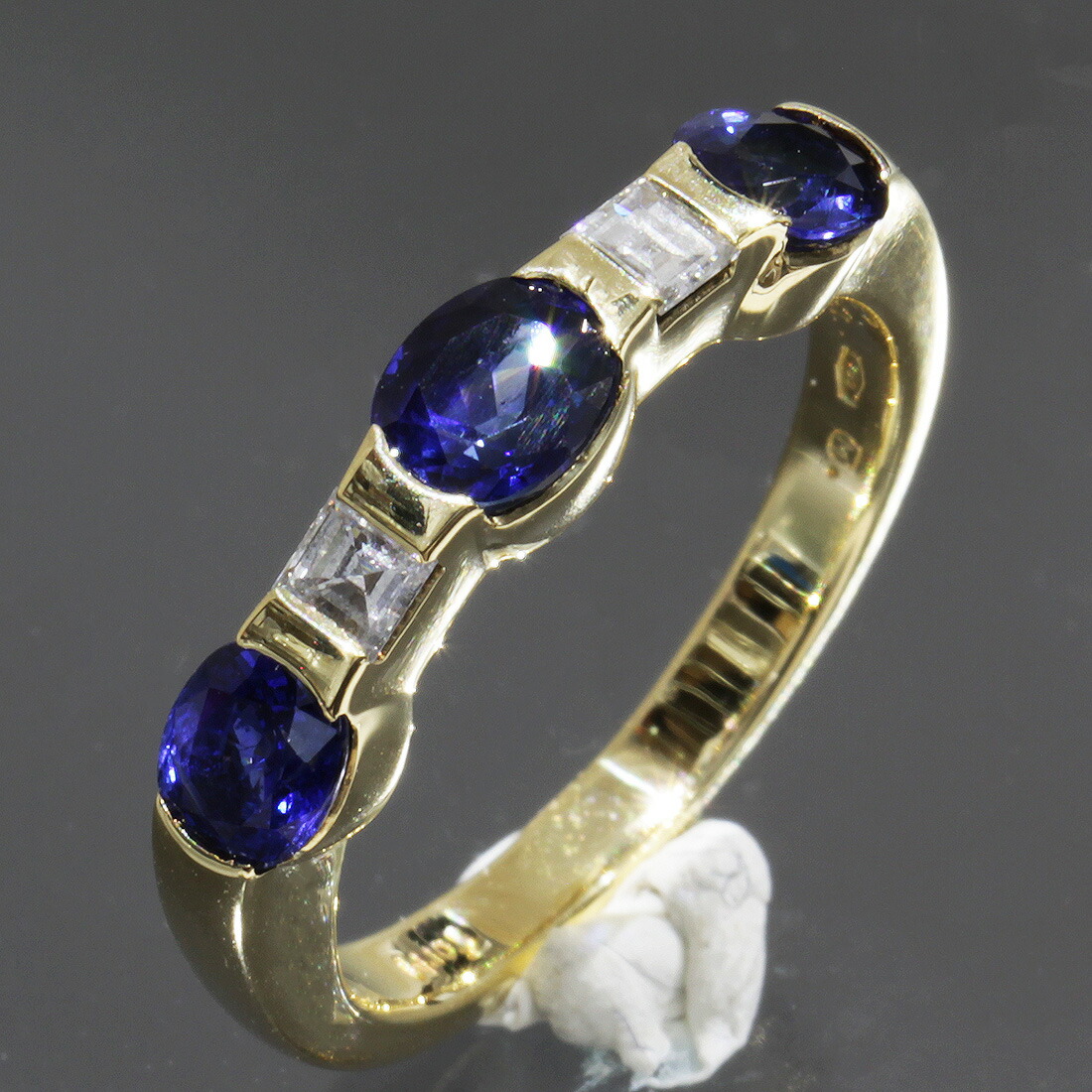 楽天市場】【緑屋質屋】ミキモト ゴールデンサファイア リング 4.52ct