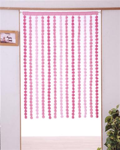 2024福袋】 上品なブランド 可愛いポンポンのれん ほし 【グレー