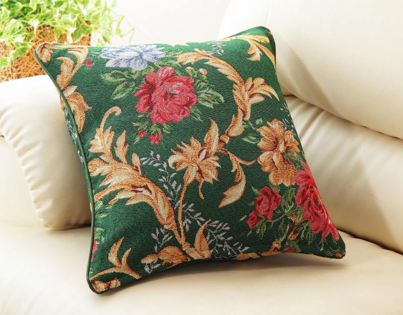 ゴブラン織り ロココ調 クッション 5個セット タペストリー アンティーク ゴブラン織り ロココ調 クッション 5個セット タペストリー