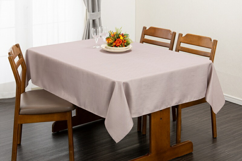 楽天市場】水彩画調はっ水加工テーブルクロス＜4人用｜円形＞ : は