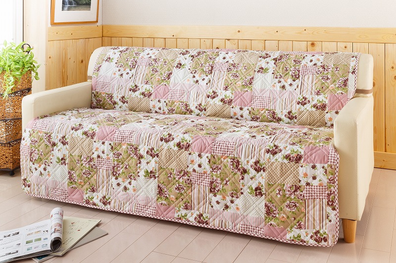 ❤️elegance★エレガンス★美しいフラワープリントベッドカバー★ソファカバー ❤️elegance☆エレガンス☆美しいフラワープリントベッドカバー