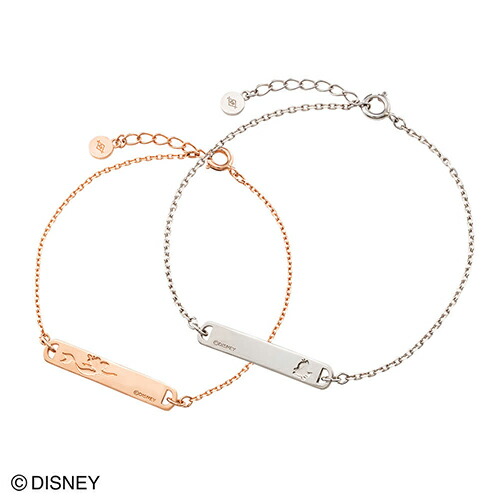 楽天市場 リトル マーメイド アリエル ペアブレスレット ディズニー Disney ピンク シルバー Di219pg Di2rd White Clover カップル ペアリングのホワイトクローバー