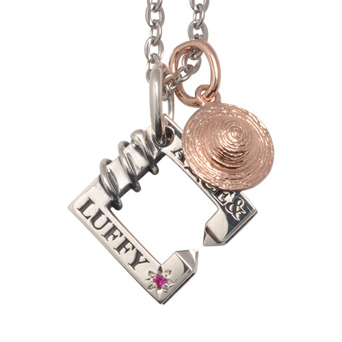 楽天市場 期間限定50 Off One Piece Limited By White Clover ワンピース ルフィ ネックレス ルフィモデル 送料無料 カップル ペアリングのホワイトクローバー