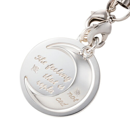 ペアストラップ 変わらない気持ち メッセージ ダイヤモンド ムーン 月 シルバー925 Wst153 Wst154 White Clover カップル Dcgroup Com