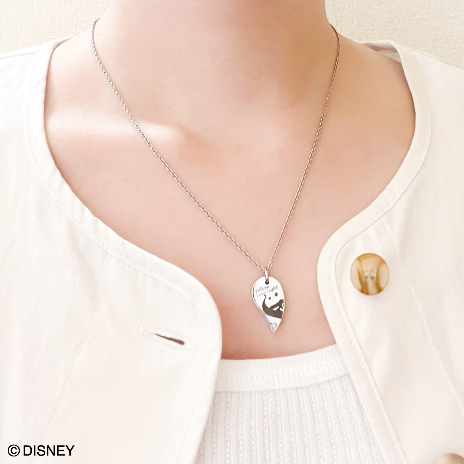 塔の上のラプンツェル ディズニー ステンレス ペアネックレス クリスマス カップル Dist803ldist803m