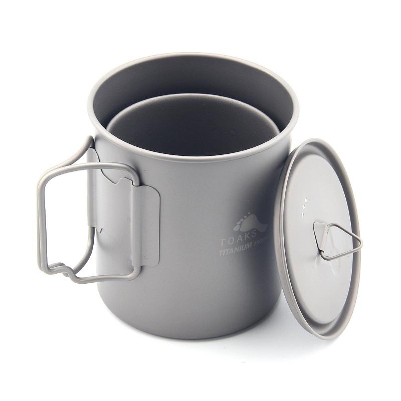 TOAKS CMB-750-450 Titanium 750ml Pot and 450ml Cup Combo Set