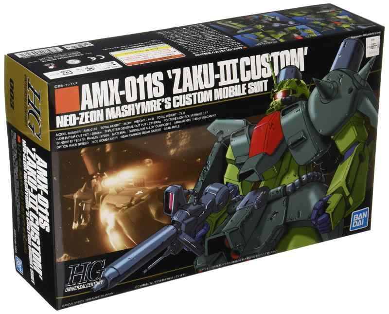 楽天市場】新品 HGUC 機動戦士ガンダムZZ AMX-011 ザクIII 1/144