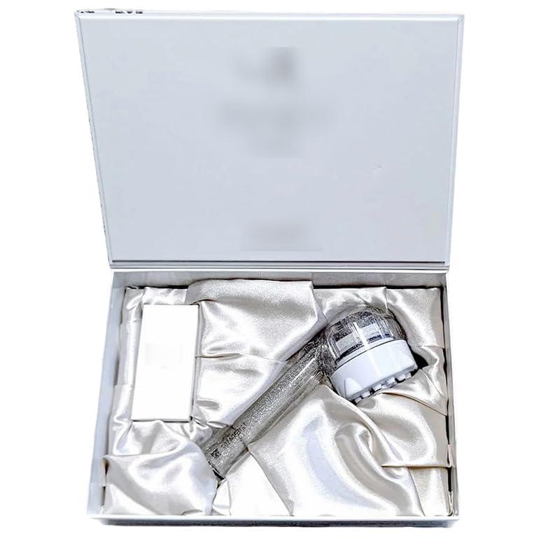 【定め事品】[plus]プラスシャワーヘッド ウルトラファインミスト Cl先ぼそる 美容シャワー頭顱 肌奥行き小ぎれい 肌世話をする 竜巻き突っ支い棒付き添い人