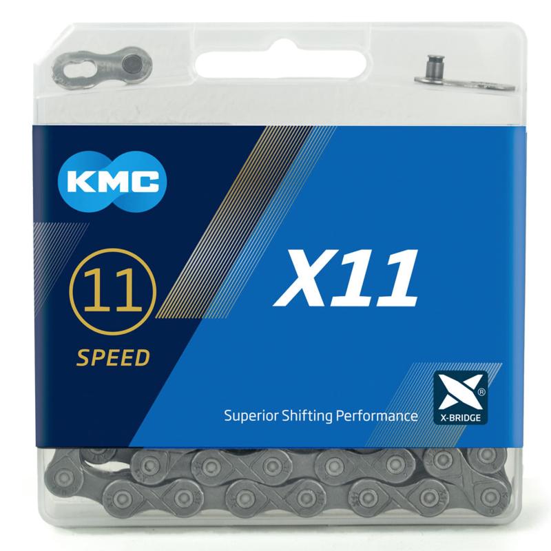 ケイエムシー(KMC) 自転車 チェーン X11 チェーン 【11 SPEED】 グレー 中