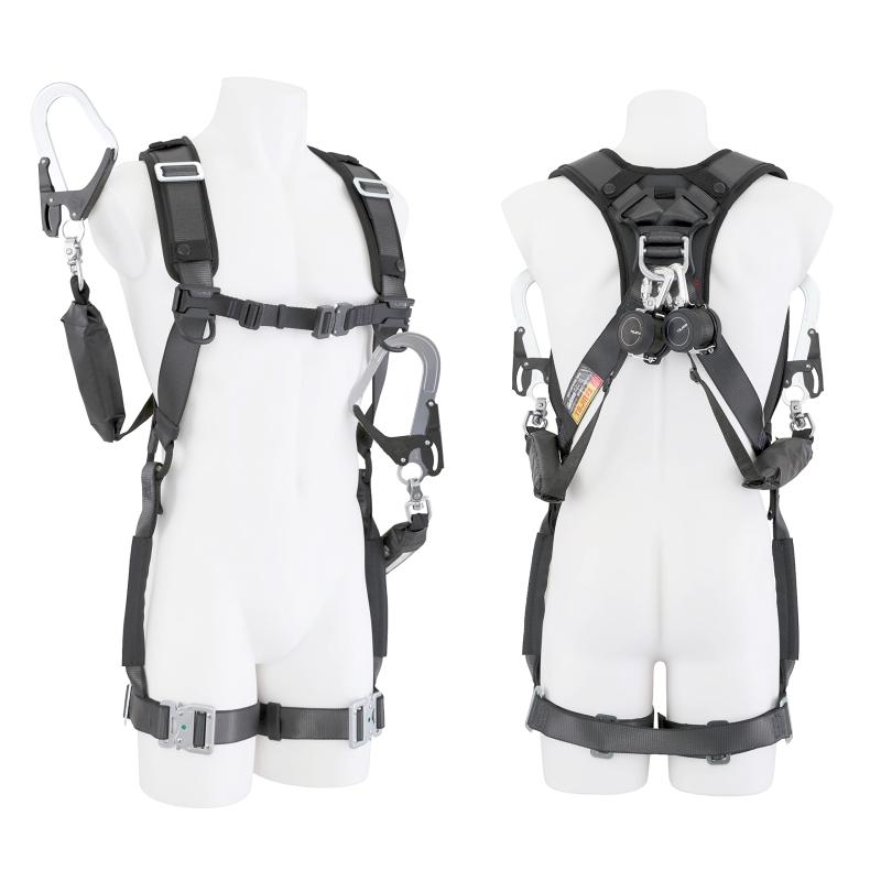 タジマ 　ハオルハーネスＨＳ　黒　ＫＲ１５０ＦＡ　シングルＬ５　ダブルセット A1HSKR-WL5BK｜White market