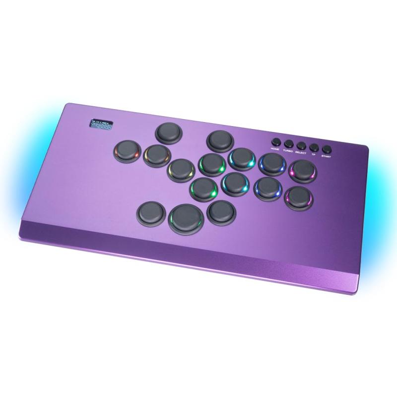 TIKITAKA FTG Mシリーズ 高級ナイロンボタン レバーレスコントローラー 12mm超薄 SF6 ストリートファイター用ゲームコントローラー ジョイスティック アーケードスタイル PS4/PS3/PC/N Switch2対応