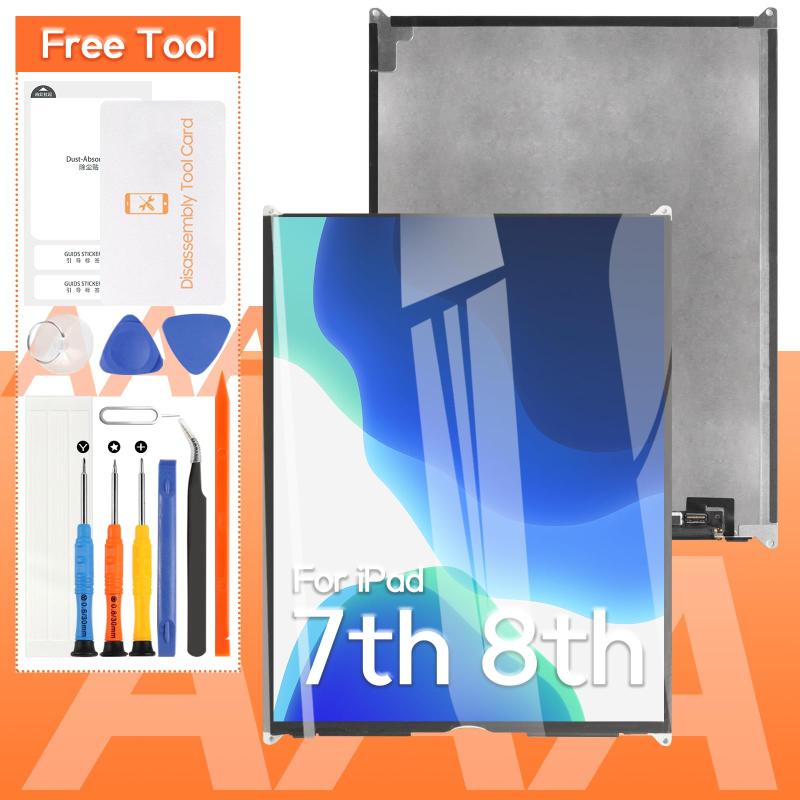 A-MIND For iPad 7/8 専用液晶ダイアログボックス タッチパネルデジタイザー for iPad 10.2 2020/2019ＬＣＤ映写幕 取り入れる画面取り替えっこ取りつくろう用一揃いの道具 無料の取りつくろう物の具