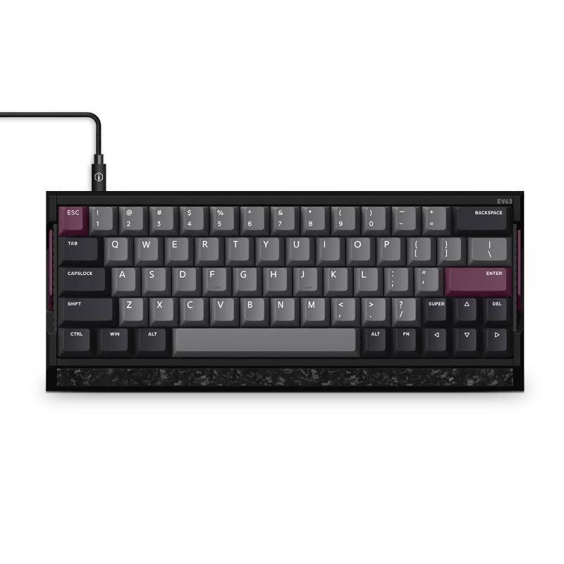 IQUNIX EV63 60% マグネットゲーミングキーボード パープル