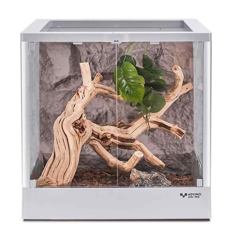 ADVINCI ハ虫類繁殖伏せ籠 45×45×45珊 91L 強化因子硝子完膚なきまで保護すること 持ってくる打ちこわれる押しとどめる荷造り 精神的な統合式 ダブル鍵を掛ける メッシュ風通し 耐衝撃軽銀ひな形 今めかしいひな形