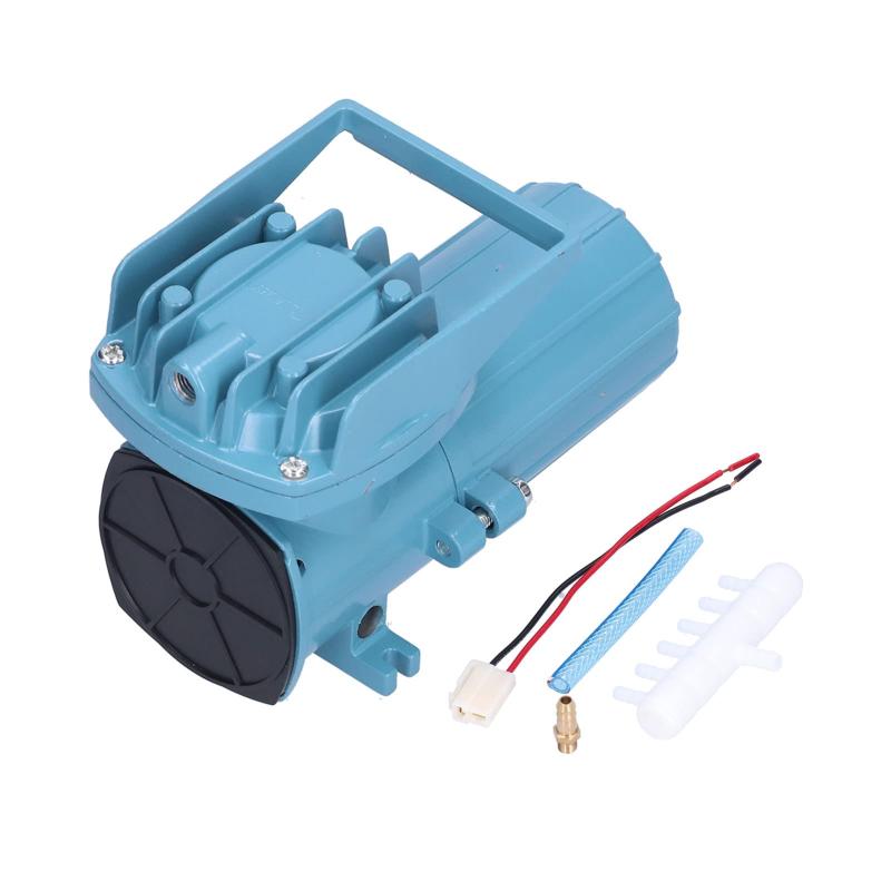 12V 酸素ポンプ 大排気量38L/min オイルフリー 水槽用エアーポンプ 取り付け簡単 逆流防止弁付き 耐腐食アルミ合金 熱放散良好 水産養殖 家庭用アクアリウム 商業用水槽