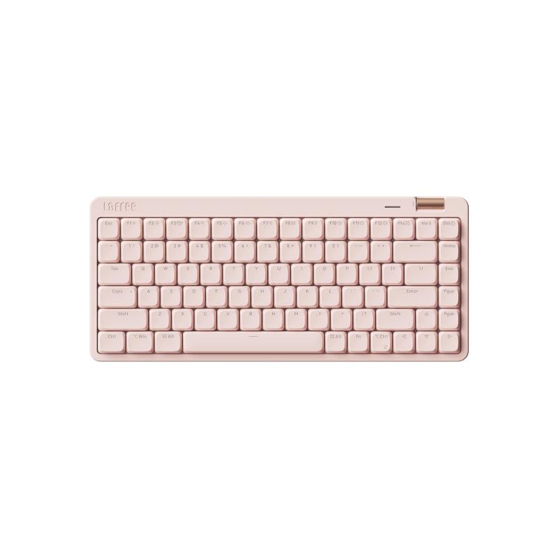 Flow Lite 84キーロープロファイルメカニカルキーボード、75%スワップ可能な充電式ワイヤレスキーボード2.4G無線接続、Bluetooth接続、Windows、Macの有線接続/スペクターリニアキースイッチ(フ|White market