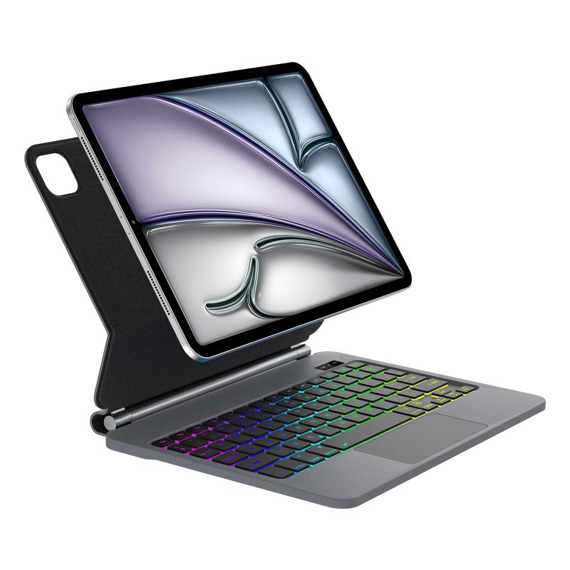 【2026年新登場】iPad Air 11インチ (M2 M3) / iPad Air 第5世代 / 第4世代 / iPad Pro 11インチ (第4/3/2/1世代) キーボードケース マジックキーボード 磁気吸着 フローティングデザイン トラックパ｜White market