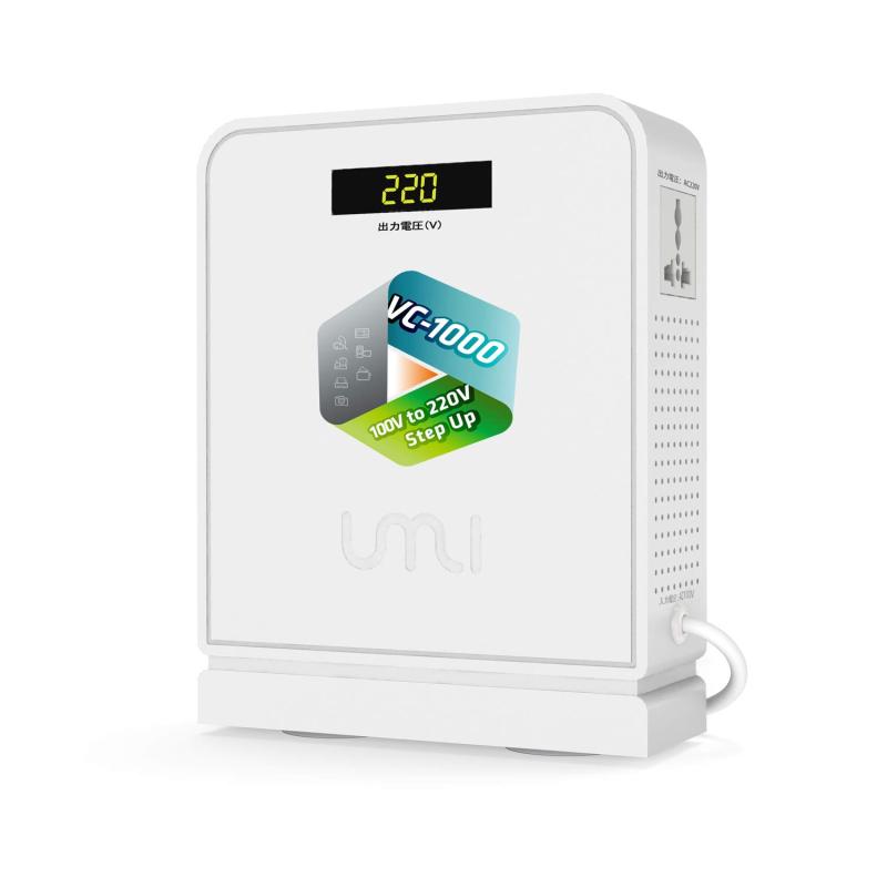 UMIVC 1000W 海外電気製品を日本で使用 変圧器 昇圧機 アップトランス 電源トランス 100V/110V to 220V/240V|White market