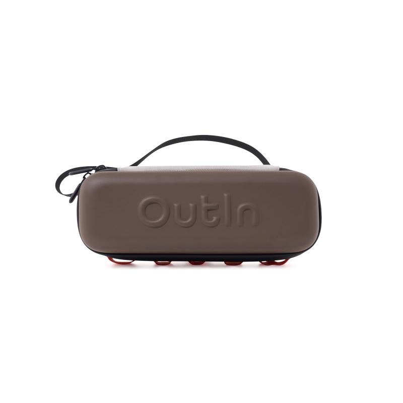 OutIn EVA ナノポータブル電気エスプレッソマシンキャリーバッグ、防水で頑丈なEVA電子コーヒーメーカー収納ケース快適なハンドホールドベルト付き、旅行、オフィス、キャンプに最適 (Maple ｜White market